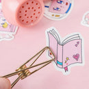 46pcs Pink Cute League DIY Diary Stickers Paper Labels Gifts Packaging Decor BX