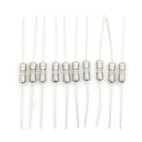 10pcs Ceramic Tube Fuse Axial Leads 3.6*10mm 5A Slow Blow 250V ME