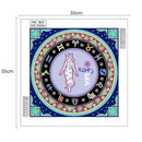 5D DIY Special-shaped Diamond Painting Virgo Cross Stitch Wall Art (R8222)