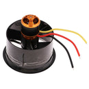 Replacement Black, 64mm Ducted Fan| QF2611-4500KV | Brushless Motor for EDF Jet