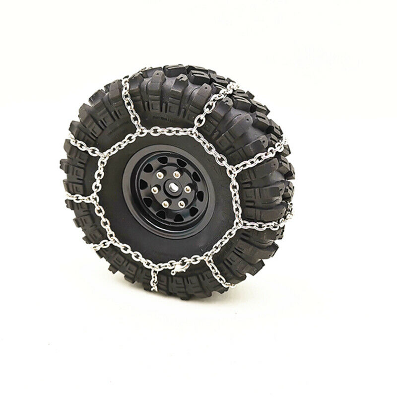 115-120Mm 1.9Inch Tires Snow Chain 1:10 Rc Car For 1/10 Rc Rock Crawler Axi F9U7
