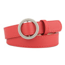 Belt Female Deduction Side Buckle Jeans Wild Belts For Women Fashion Studen