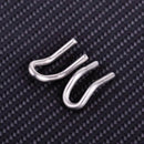 Pair 70cm Stainless Steel Motorcycle Muffler Exhaust Pipe Spring Fastener Kit