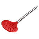 Skimmer Slotted Spoon - With Strong Silicone Covering Head & Stay-cool StainX1L8