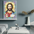 5D DIY Special Shaped Diamond Painting God Cross Stitch Mosaic Craft Kit