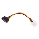 SATA 15pin Male to LP4 Pin Female Power Drive Adapter Cable 16cm Connector