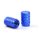 4pc Wheel Tyre Tire Valve Stems Air Dust Cover Screw Caps Car Truck Bike Blue AU