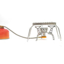 Portable Burner Stand Support Stainless Steel BBQ Barbecue Grill Folding Outdoo