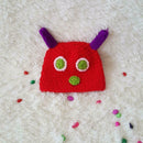 Newborn Baby 100-Days Photo Suit Cartoon Hat Sleeping Bag 2pcs Knitted Set