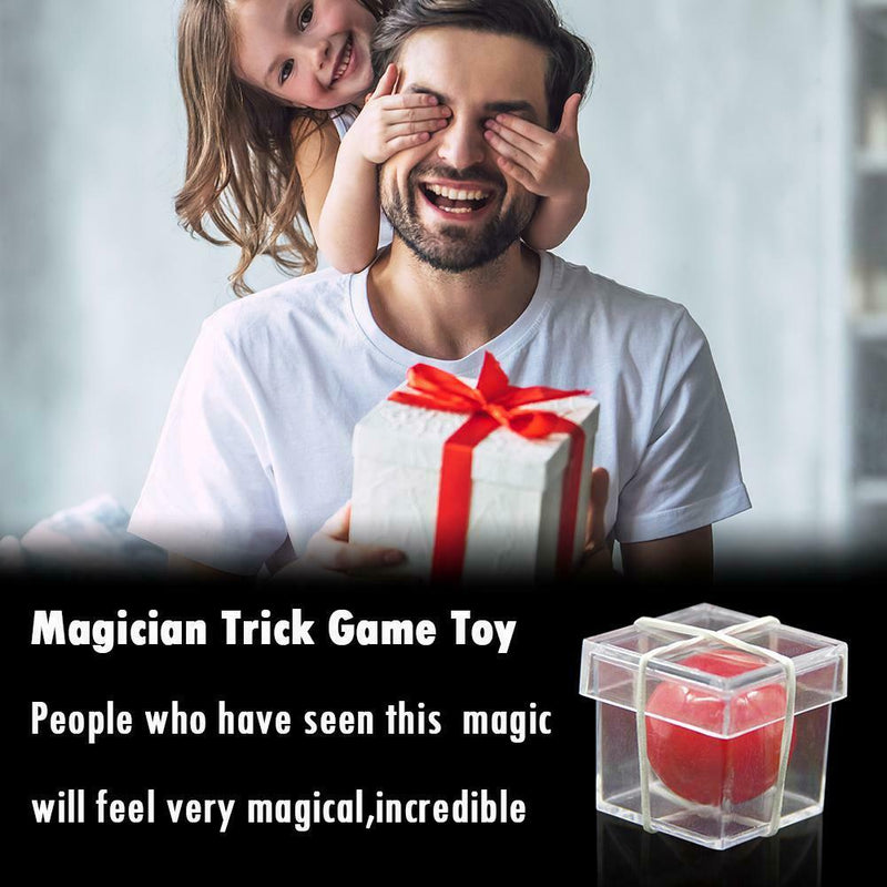 Ball Through Box Illusion Magic Conjuring Prop Magician Trick Game Toys