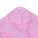 1pc Dog Bone Dog Footprint Cake Mold Silicone dog bone molds party supplies BX