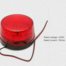 Red Round LED Strobe Beacon Rooftop Emergency Warning Flashing Light Lamps A9N9