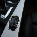 Stainless Steel Interior Refit Multimedia Buttons Cover Car Accessories For BMW