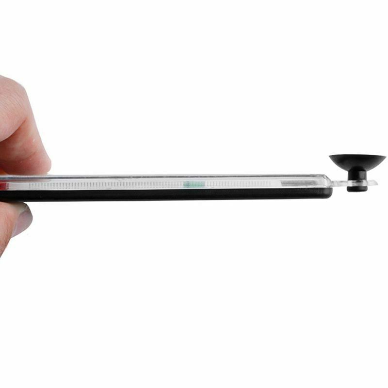 Fish Tank Aquarium Thermometer Glass Meter Water Temperature Gauge Suction