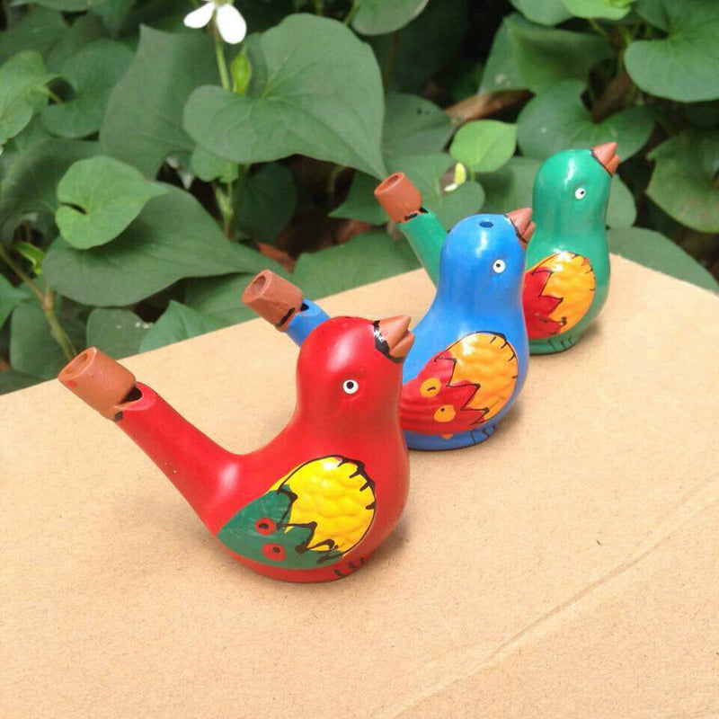 1x Ceramic hand-painted musical whistle water birds whistle  PL L`US
