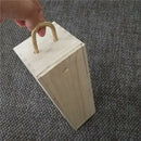 Red Wine Bottle Wooden Packing Box For Hampagne Flute Special Wooden Gift W