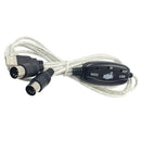 2m USB in-Out MIDI Interface Piano Keyboard Instrument to Computer PC/Laptop