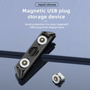 Micro USB Type C 8 Pin Connector Organizer 3 in 1 Magnetic Power Cable Plug Case
