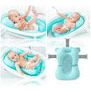 Safer Bather Baby Bath Pad with Anti Slip Buckle, Soft Lounger for Tub,