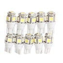 10PCS T10 5050 5SMD LED White Light Car Side Wedge Tail Light Lamp Bright