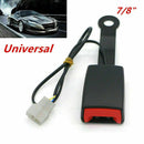 2xUniversal Auto Car Seat Belt Buckle Socket Plug Connector W/Warning Cable 7/8"