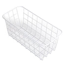 2x Wire Bathroom Towels Soaps Basket Vegetables Storage Shelf Kitchen White