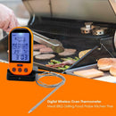 Digital Wireless Meat BBQ Thermometer Oven Food Probe Kitchen Tool (Orange) A
