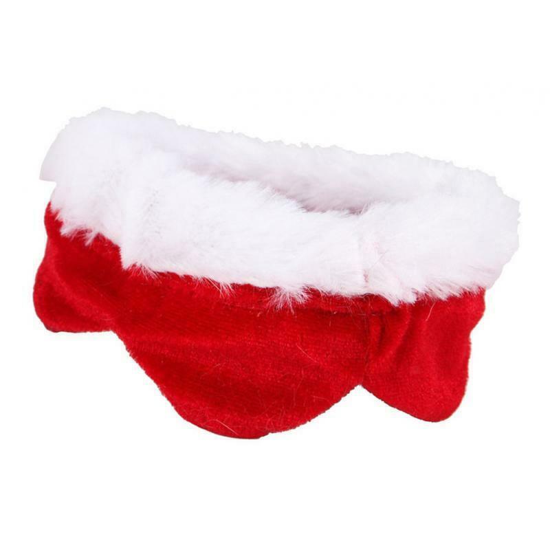 Christmas Cloak&Scarf Costume Set With Bells Pet Clothes Apparel S