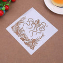 Octopus Spray Printing Mold Coffee Cake Cookie Fondant Stencils Template Decor