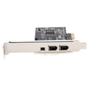 Expansion Card For PCI-E 3 Port Firewire 1394A For Desktop PC And DV Connection