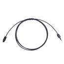 Audio CableBlack TOSlink Plug to MINI-TOSLink OPTICAL 3.5mm Jack 0.5m  JR