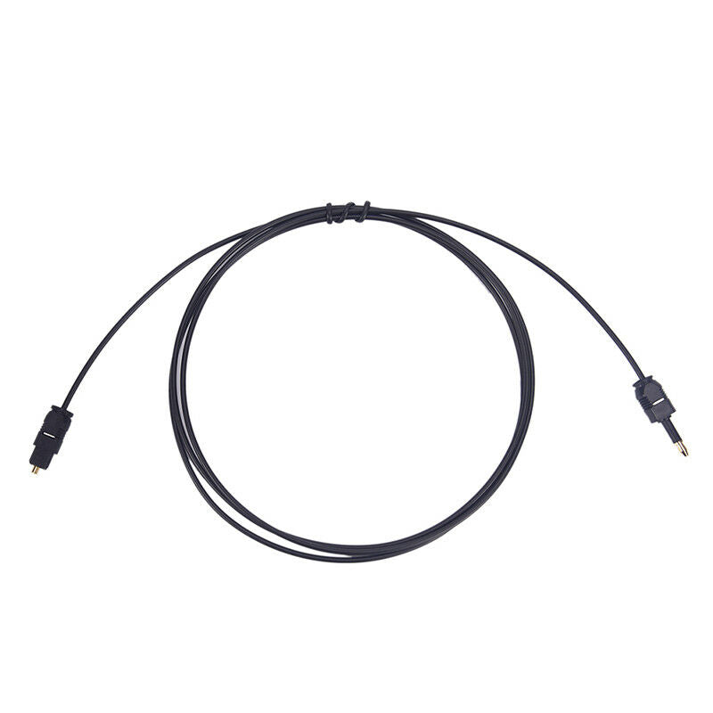 Audio CableBlack TOSlink Plug to MINI-TOSLink OPTICAL 3.5mm Jack 0.5m  JR