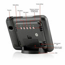 Digital Lcd Projection Led Display Alarm Clock Weather Snooze Function Temp A9J9