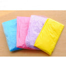 10Pcs Emergency Disposable Rain Coat Raincoat Hood Poncho Camping Travel Hiking
