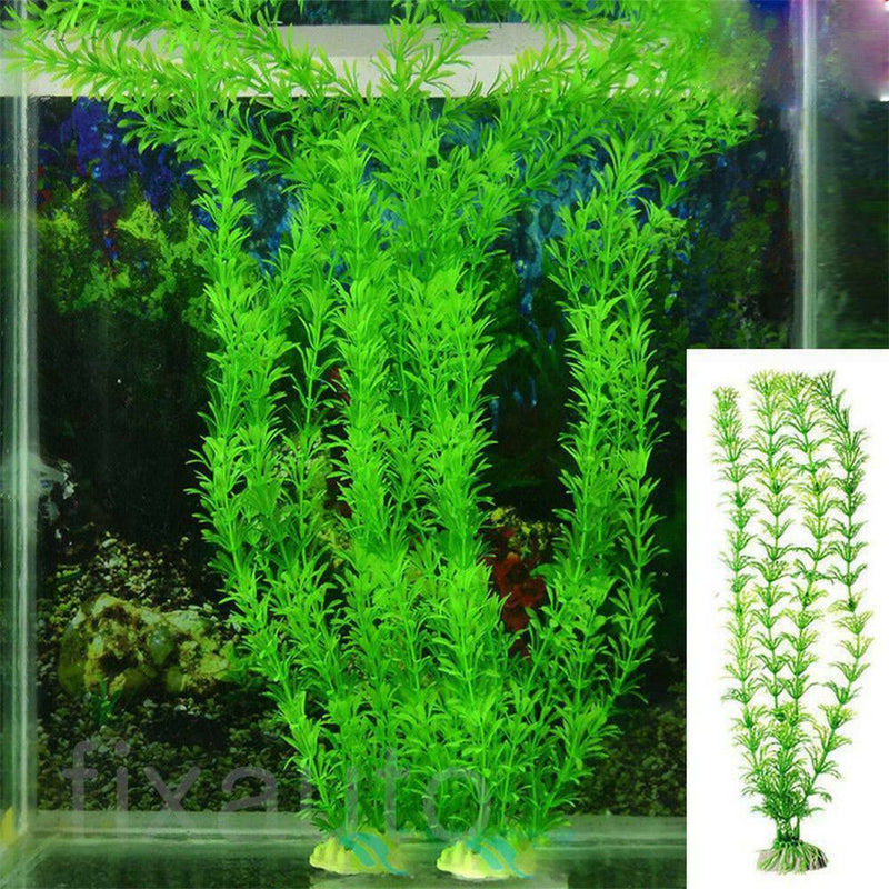 2pcs 31cm Aquarium Large Artificial Ornament Fish Tank