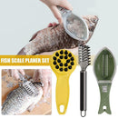 Fish Scale Planer Tool Piece Scraping Set Scale Three Scraper - Plastic 3YGS