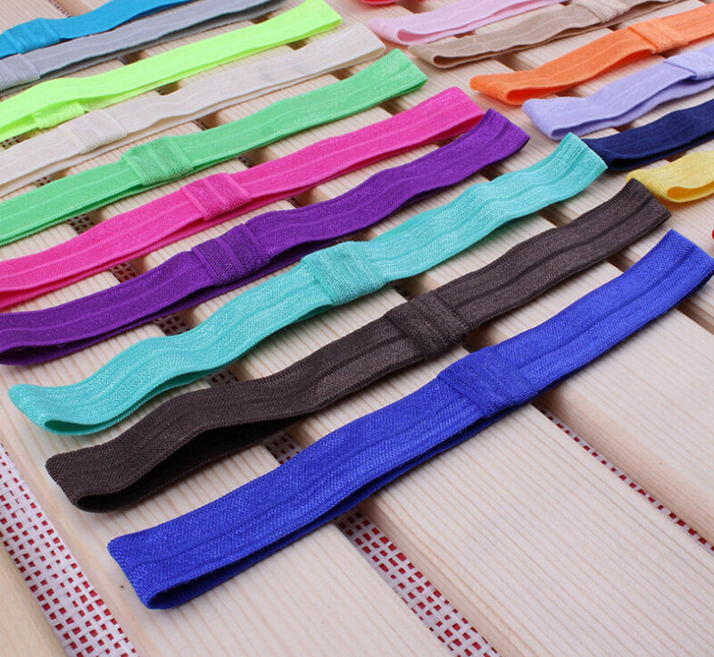 10x Colorful Baby Girl Headband Headwear Elastic Hair Band Hairband Headdress Z