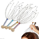 Stainless Steel Head Neck Scalp Scratch Massager Manual Massage Stress ZIF