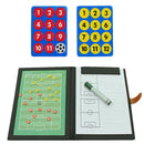 Coaching Board Foldable Football Tactic Board Magnetic Soccer Plate Book Se Z2V6