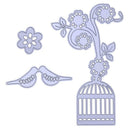 3pcs Small Flowerpot Metal Cutting Dies Stencil DIY Scrapbooking Paper Card