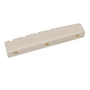 Left Hand Acoustic Guitar Bridge and Slotted Saddle Nut
