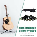 Acoustic Guitar String Nail Peg 6pcs Ebony Guitar Bridge Pin with Puller Remover