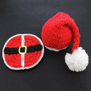 Crochet Knit Newborn Baby Photography Prop Soft Handmade Christmas Costume