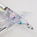 White Fiber Bright Transparent Crystal Diamond Makeup Brush Blush Foundatio