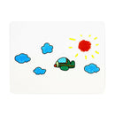 2pcs/set Numeracy Learning School Home Kids Study Dry Wipe Whiteboard Durable