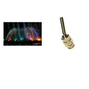 5 Pieces DN15 1/2Inch Adjustable Jet Straight Fountain Nozzle Valve Spray Head,
