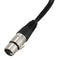 New 3pin XLR FEMALE jack to dual 2 MALE plug Y SPLITTER cable adaptor 1 ft