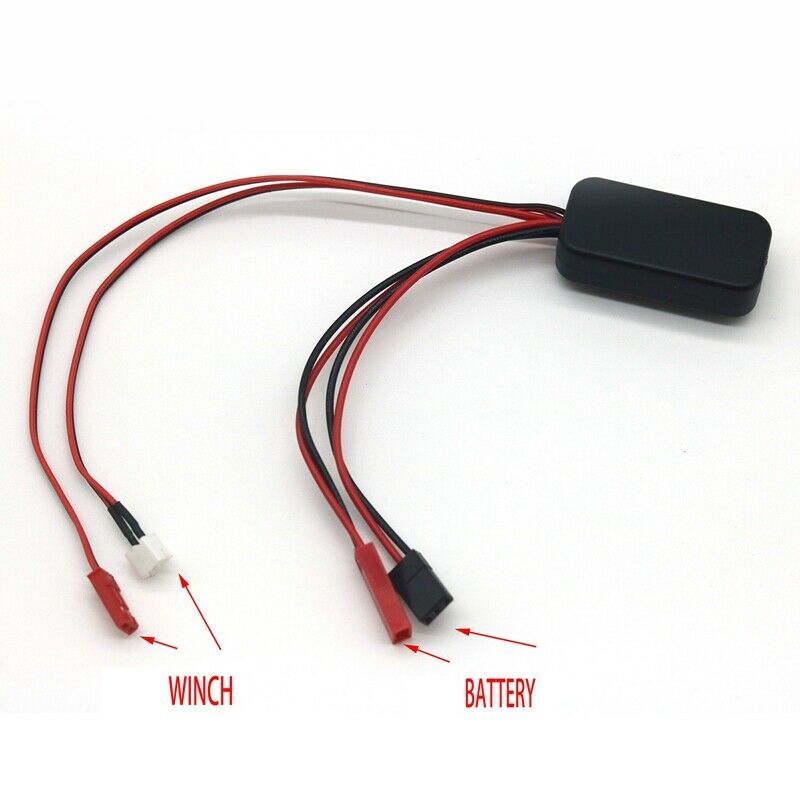 1:10 RC Rock Crawler Automatic Simulated Winch Control Wireless Remote & Re L7K5