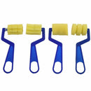 4 Pieces Children's drawing tools Painting doodle sponge brush Roller brush