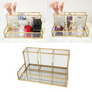 4 Grids Makeup Brush Holder Organizer Cosmetics Brushes Pen Display Rack Clear